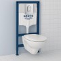 Инсталляция для унитаза Grohe Rapid SL 38929000 с клавишей Arena Cosmopolitan хром