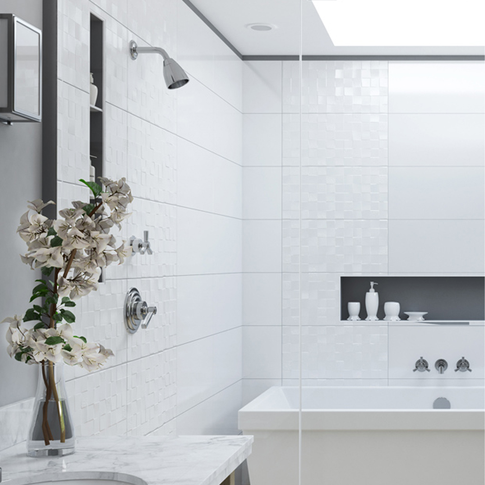 Плитка Golden Tile Сатин Белый Ми 0251 30x60 см