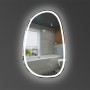 Зеркало Devit Style 5416090 Асимметричное зеркало с LED подсветкой и тачсенсором 628x928 мм.