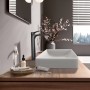 Смеситель для раковины Hansgrohe Vivenis 75040340 с донным клапаном, черный хром брашированный