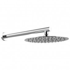 Верхня душова лійка Devit Flow D113000000110C-1, d=250 мм з кронштейном, хром