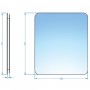 Зеркало Devit Basic 4600700 600х700 мм закругленное