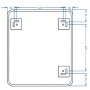 Зеркало Devit Basic 4600700 600х700 мм закругленное
