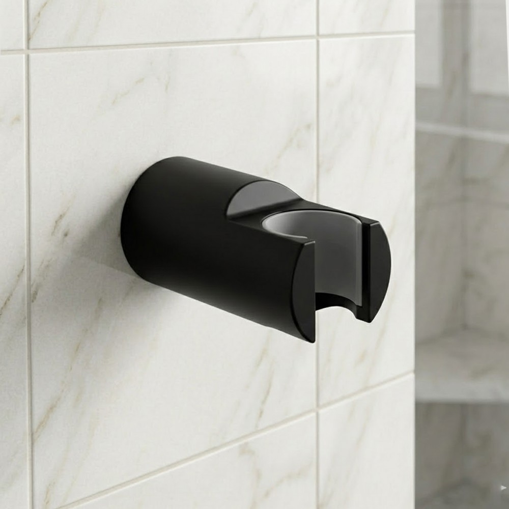 Душевой держатель Devit Flow D113100000050MB, черный матовый
