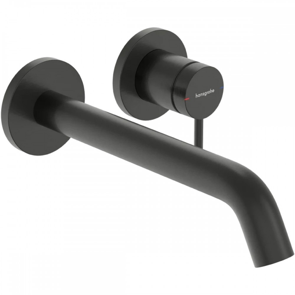 Смеситель скрытого монтажа для раковины Hansgrohe Tecturis S 73351340 22,5 см, черный хром брашированный