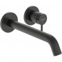 Смеситель скрытого монтажа для раковины Hansgrohe Tecturis S 73351340 22,5 см, черный хром брашированный