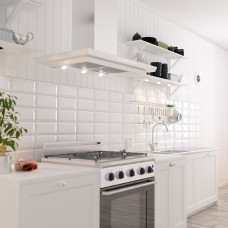 Плитка Golden Tile Metrotiles Білий 460S51 10x20 см