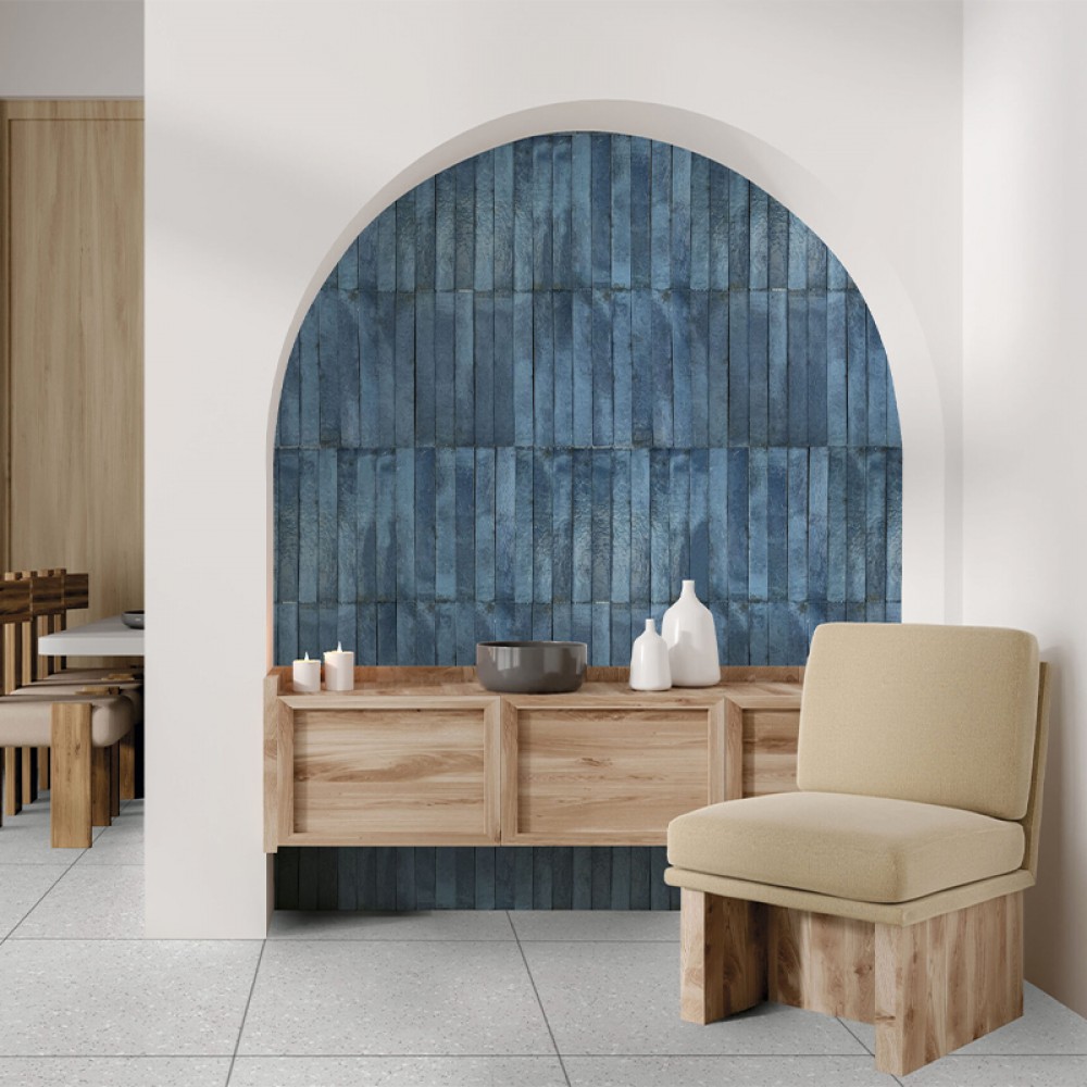 Керамогранит Almera Ceramica (Spain) Croma Blue 4.8х44.5 см