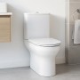 Унитаз-компакт Devit Life5810020 с крышкой soft-close безободковый, белый