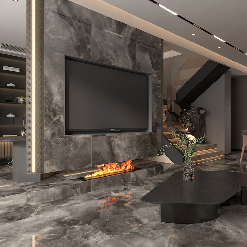 Керамогранит Almera Ceramica-2 MS715L56 Brown Onyx 75х150 см
