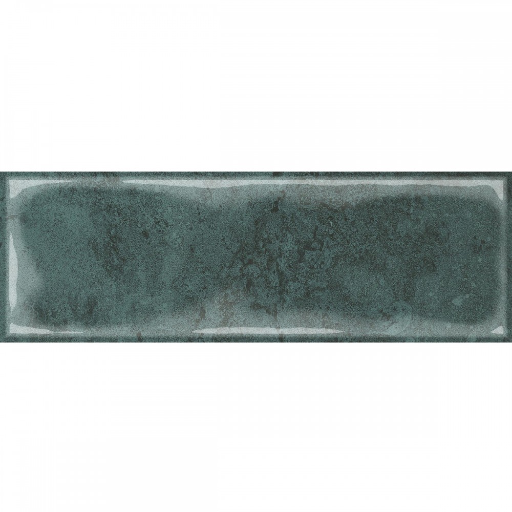 Плитка Golden Tile Como Зеленый на БЕЛ.Рельеф CO4S51 10х30 см