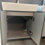Тумба Devit Flow 484050E 50 см с умывальником и ручками, изумрудный матовый