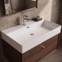 Раковина Devit Linea 1810070 подвесная/мебельная 475х700 без донного клапана, белая