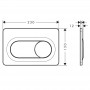 Клавиша смыва Hansgrohe iFrame Original S 66002000 хром