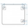 Зеркало Devit Basic 4800700 800х700 мм закругленное