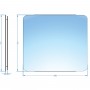 Зеркало Devit Basic 4800700 800х700 мм закругленное