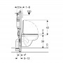Инсталляция для унитаза Geberit Duofix PRO 20 118.315.11.2 с клавишей Delta01 с подвесным унитазом Idol с сиденьем Duroplast