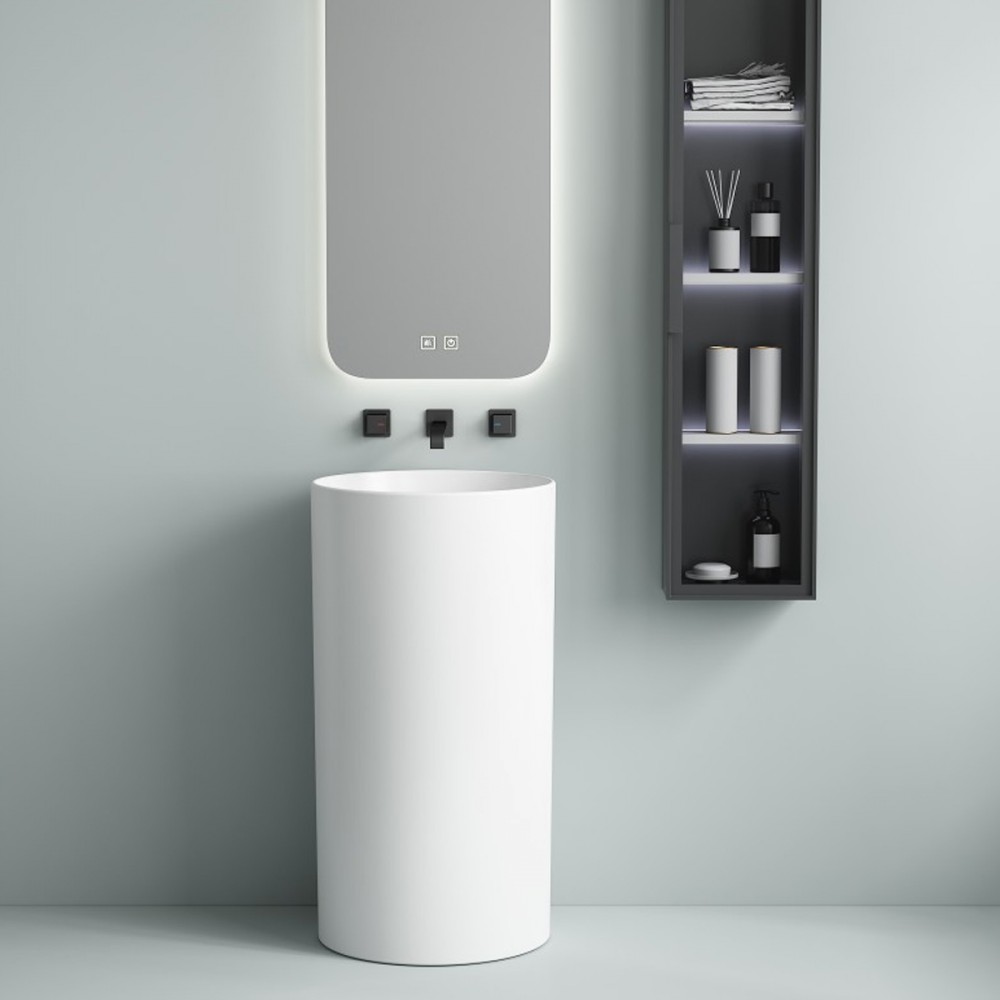 Раковина Devit Style 1408640 40х40 см отдельностоящая, белая