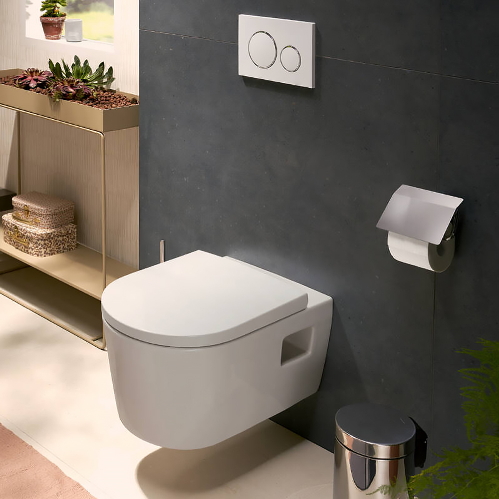 Держатель для туалетной бумаги Hansgrohe AddStoris 41753000 с крышкой хром