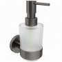 Дозатор для жидкого мыла с держателем Devit Flow DFL21010801GM, цвет Gun Metal PVD