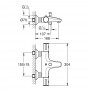 Смеситель для ванны Grohe Grohtherm 800 34567000 термостатический