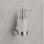 Дозатор для жидкого мыла Devit Flow DFL21010801C с держателем, цвет — хром