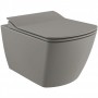 Крышка с сиденьем для унитаза Creavit Elegant KC1103.01.1800E Soft Close, Cool Grey (серый)
