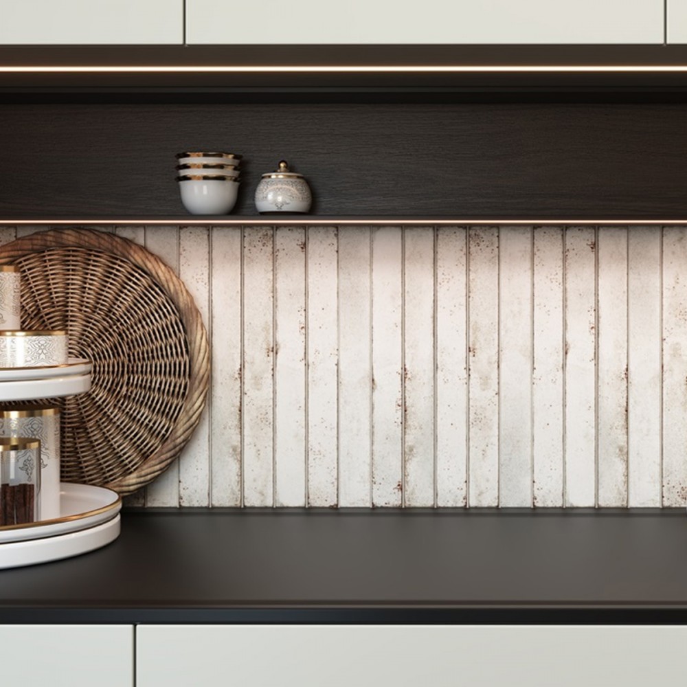 Керамогранит Almera Ceramica (Spain) Croma White 4.8х44.5 см