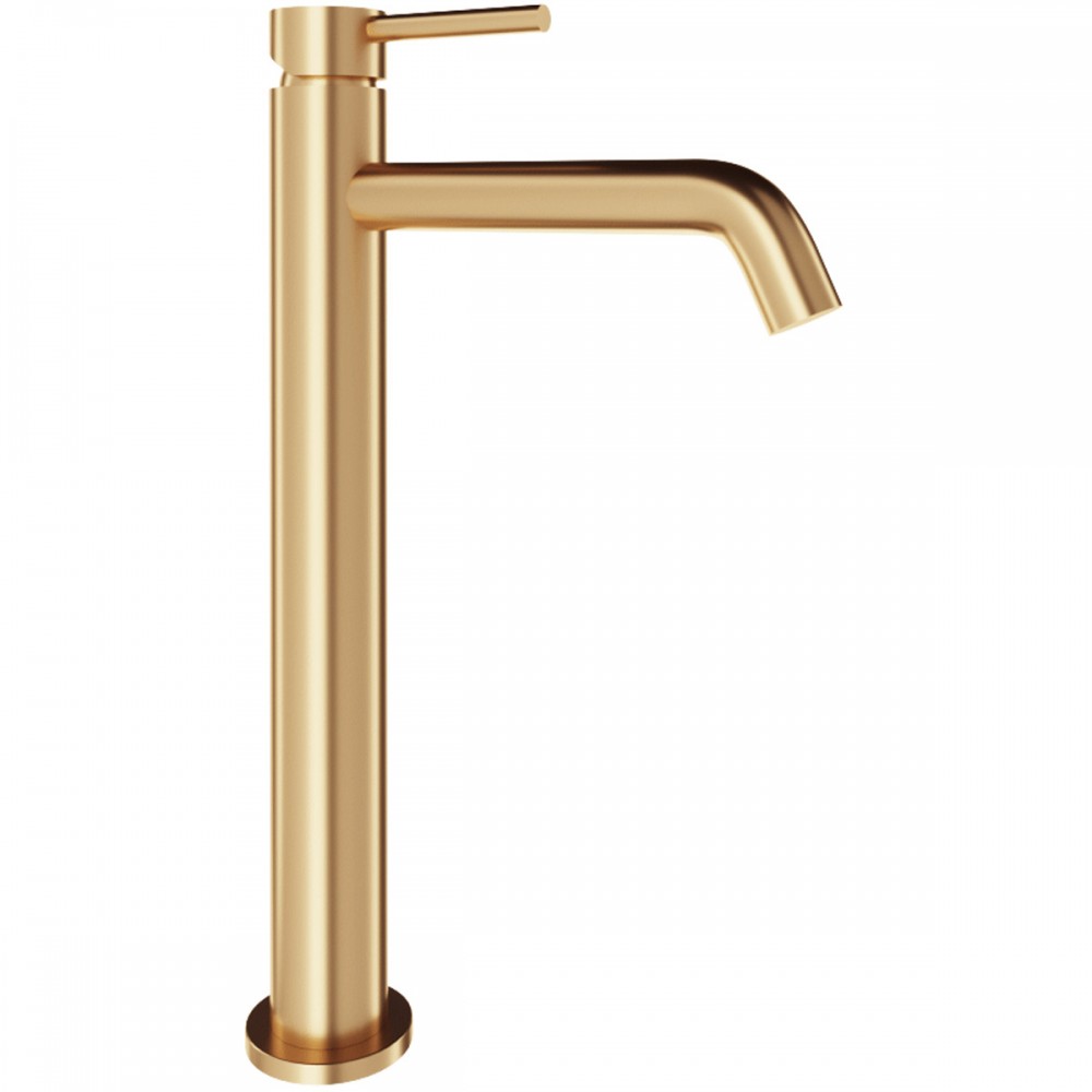 Смеситель для раковины Devit Flow 550536BG, brushed gold