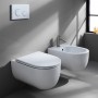 Унитаз подвесной Olympia Milady MIL120201 с крышкой Soft Close C5CN01 белый глянец