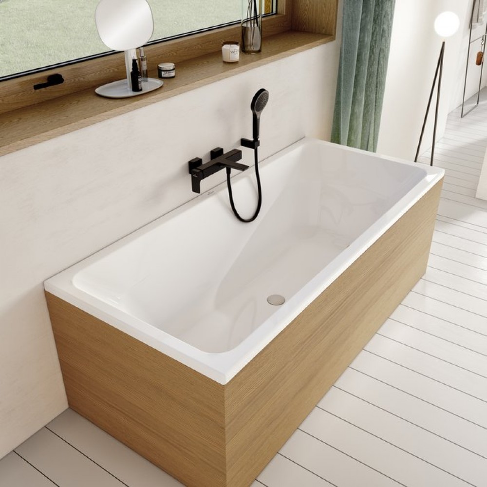 Смеситель для ванны Villeroy&Boch Subway 3.0 TVT112002000K5 черный матовый
