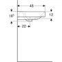 Раковина Geberit Smyle Square 500.229.01.1 60 см