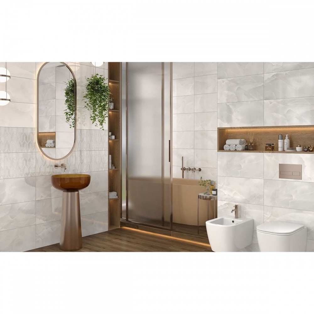 Плитка Opoczno Amanda Grey Glossy 29,7x60 см