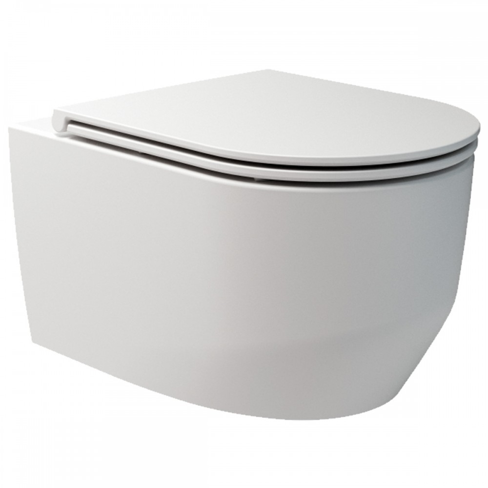 Унитаз подвесной Devit Art 3.0 3030140W безободковый с крышкой soft-close, Vortex Flush, белый матовый