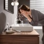 Смеситель для раковины Hansgrohe Vivenis 75020700 с донным клапаном, белый матовый