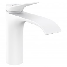 Змішувач для раковини Hansgrohe Vivenis 75020700 з донним клапаном, білий матовий