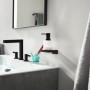Дозатор для жидкого мыла Hansgrohe AddStoris 41745670 с черным матовым держателем