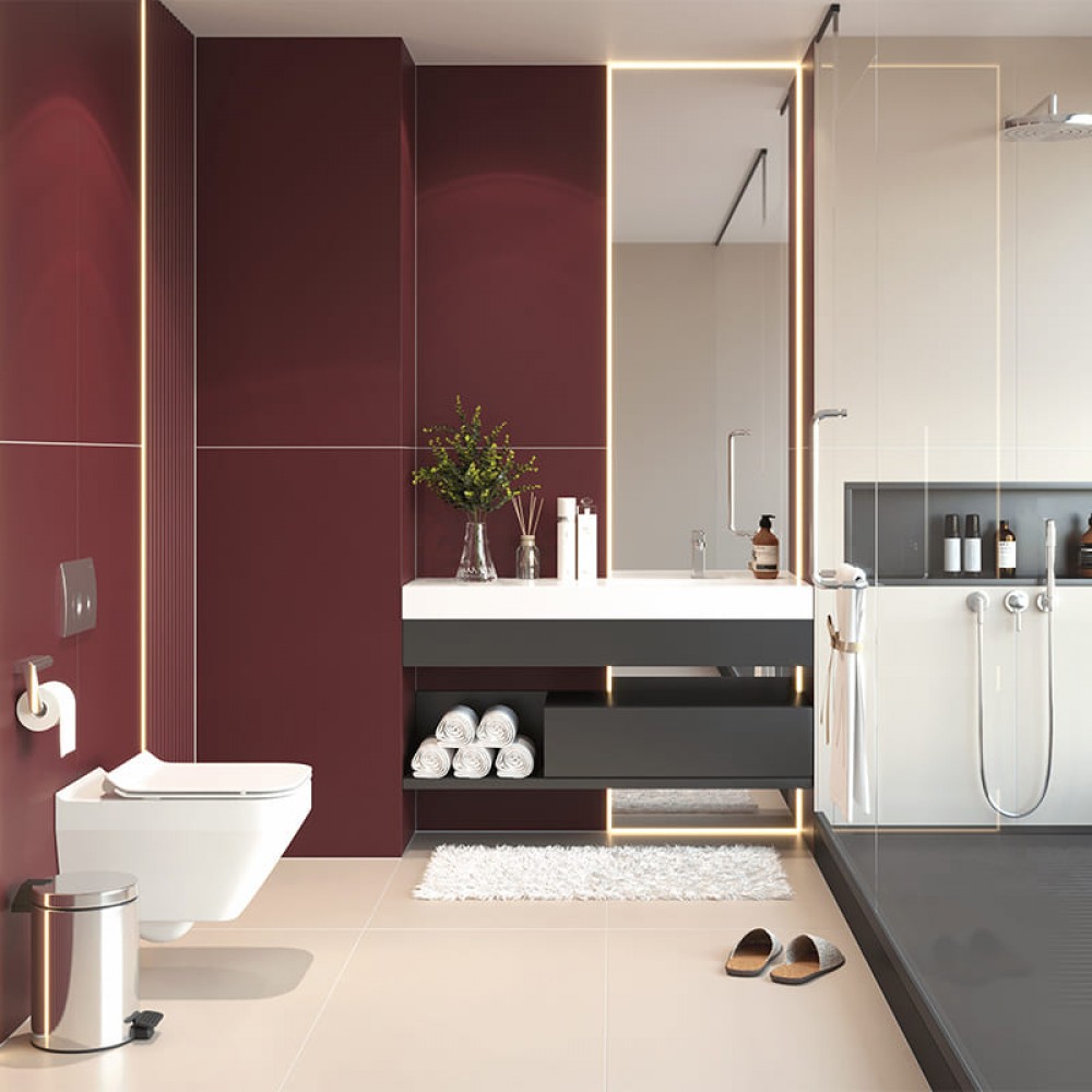 Керамогранит Almera Ceramica-2 Elite Red Wine Matt *** 60x120 см