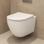 Унитаз подвесной Mito Desse SET C502 с дюропластовым сиденьем soft close, белый