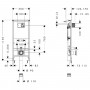 Инсталляция для унитаза Hansgrohe iFrame Universal 01022180
