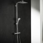 Душевая система Hansgrohe Crometta 27271000 E 240 1jet Showerpipe с термостатом хром