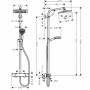 Душевая система Hansgrohe Crometta 27271000 E 240 1jet Showerpipe с термостатом хром