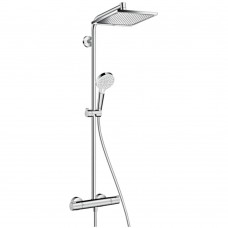 Душова система Hansgrohe Crometta 27271000 E 240 1jet Showerpipe з термостатом хром