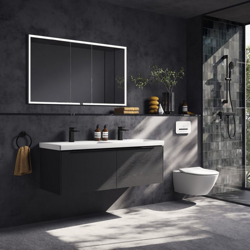 Смеситель для раковины Villeroy&Boch Subway 3.0 TVW112003000K5 черный матовый