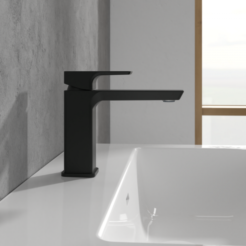Смеситель для раковины Villeroy&Boch Subway 3.0 TVW112003000K5 черный матовый