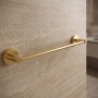 Держатель для полотенец Devit Flow DFL21010101BG, 600 мм, цвет Brushed Gold PVD