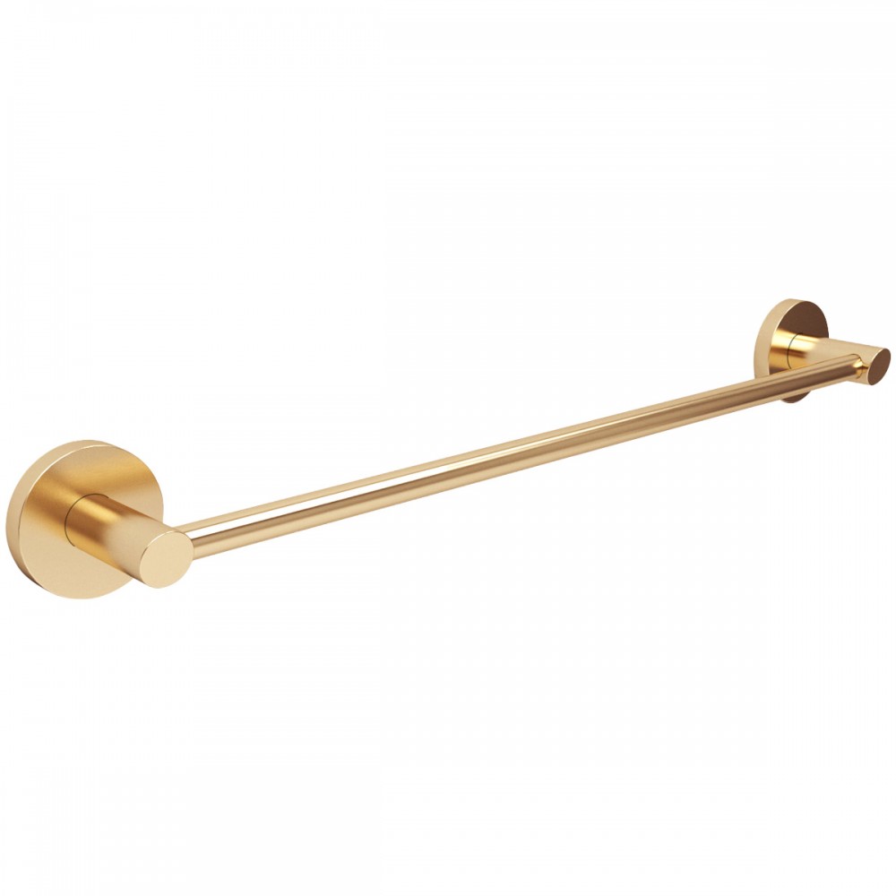 Держатель для полотенец Devit Flow DFL21010101BG, 600 мм, цвет Brushed Gold PVD