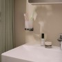 Стакан для зубных щеток Hansgrohe AddStoris S 41769340 с держателем, черный хром брашированный
