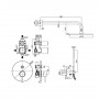 Душевая система скрытого монтажа Paffoni Light KIT LIG 015 CR