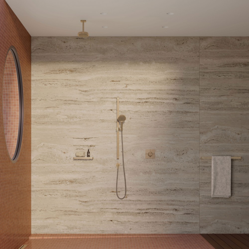 Шланговое подключение Hansgrohe FixFit Fine S 28882140 матовая бронза